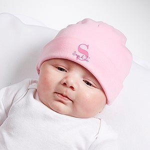 Alphabet Fun Personalized Infant Cotton Hat