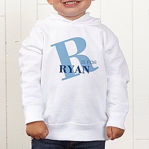 Alphabet Fun Personalized Toddler Hooded Sweatshirt