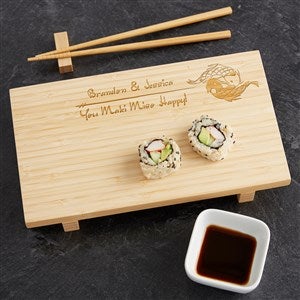 Personalized Sushi Board - Yin And Yang