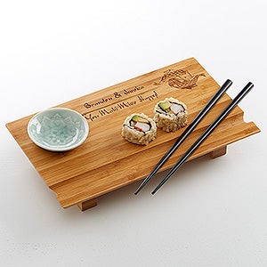 Yin and Yang Personalized Sushi Board