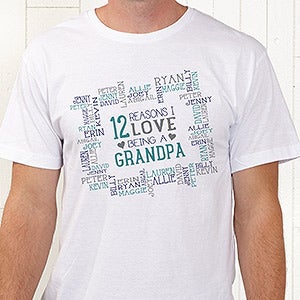 Personalized T-Shirt - Reasons Why - Adult XX-Large (Add $2) - Black