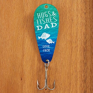 Hugs & Fishes Personalized Fishing Lure