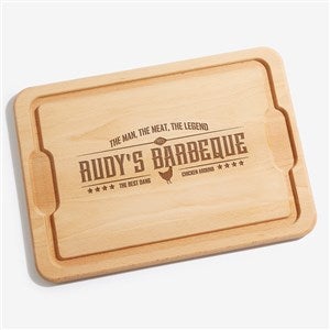 Personalized Maple Cutting Board - The Man, The Meat, The Legend - 15665