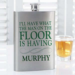 Irish Quotes Personalized Flask