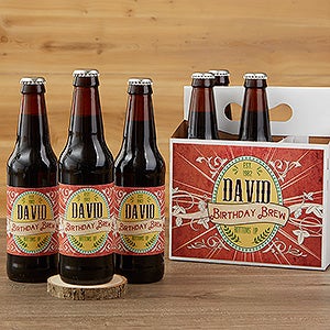 Personalized Beer Bottle Labels - His Brew - 15803