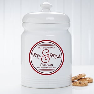 Circle Of Love Personalized Cookie Jar