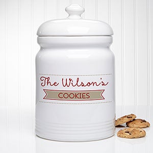 Our Family Personalized Cookie Jar