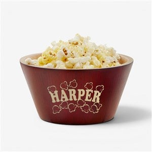 Popcorn Night Bamboo Personalized Bowl- Small - #15898-S