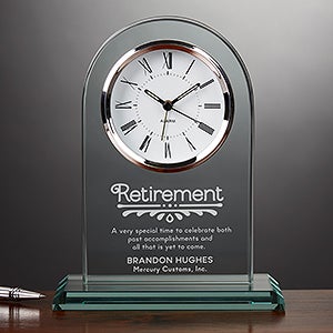 Timeless Recognition Personalized Retirement Clock - #15951