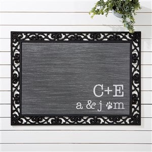 Personalized Family Initials Doormat - Standard