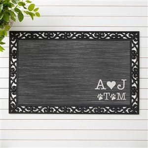 Personalized Doormat - Family Initials 20x35