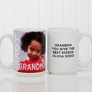 Personalized Ladies Photo Coffee Mug - Loving Them - 15 oz.