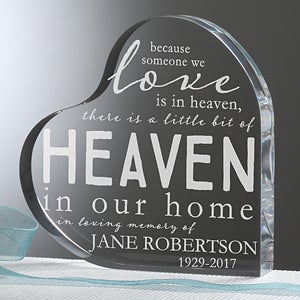 Heaven In Our Home Personalized Memorial Keepsake