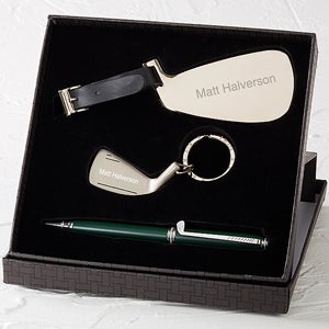 Gentleman's Name Personalized Golf Gift Set