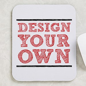 Design Your Own Personalized Vertical Mouse Pad- White