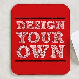 Design Your Own Personalized Vertical Mouse Pad- Red