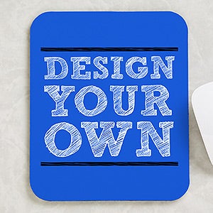 Design Your Own Personalized Vertical Mouse Pad- Blue