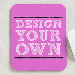 Design Your Own Personalized Vertical Mouse Pad - Pink