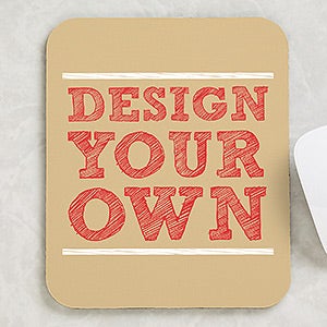 Design Your Own Personalized Vertical Mouse Pad - Tan