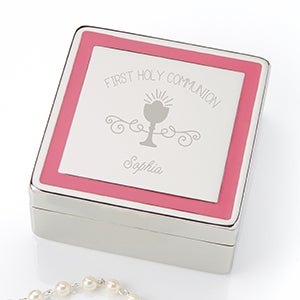 Engraved Jewelry Box - First Communion
