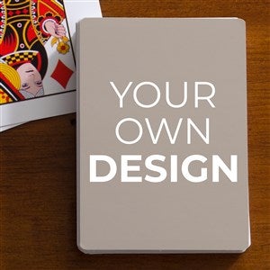 Design Your Own Custom Playing Cards- Tan