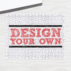 Design Your Own Personalized 252 Piece Rectangle Puzzle