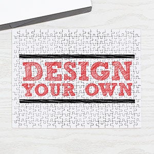 Design Your Own Personalized 252 Piece Rectangle Puzzle