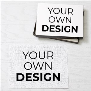 Design Your Own Personalized 252 Piece Rectangle Puzzle- White