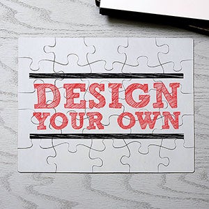 Design Your Own Personalized 25 Piece Rectangle Puzzle