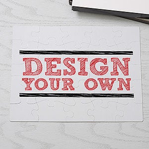 Design Your Own Personalized 25 Piece Rectangle Puzzle