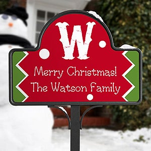 Jolly Jester Personalized Yard Stake- Magnet Only