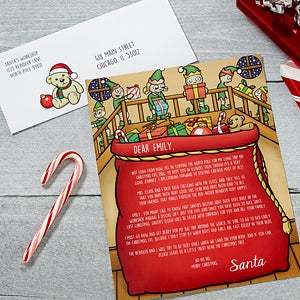 Santa's Helper Personalized Letter From Santa