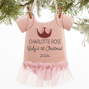 Personalized Baby Christmas Ornaments - Baby Girl Bodysuit