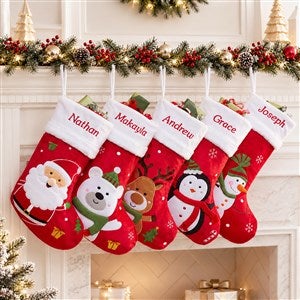 Personalized Christmas Stockings - Santa Claus Lane - 16275