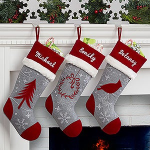 Wintertime Wishes Personalized Christmas Stockings