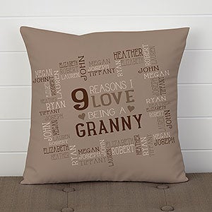 Personalized 14 Decorative Pillow - Reasons Why