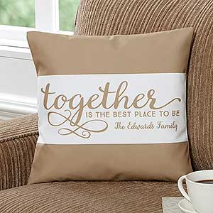 Together... Personalized 14 Throw Pillow