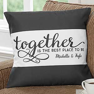 Together... Personalized 18 Throw Pillow