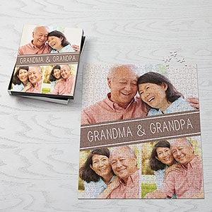 Personalized Photo Collage Puzzle - Family Photo Collage - 500 Piece