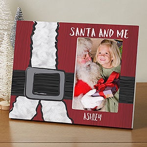 Personalized Christmas Picture Frame - Santa & Me