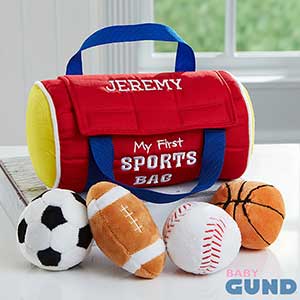 Embroidered My First Sports Bag by Baby Gund®