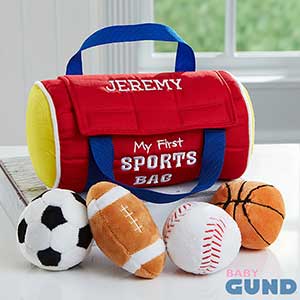 Embroidered My First Sports Bag by Baby Gund®