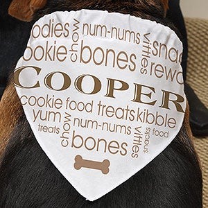 Doggie Delights Personalized Pet Bandana