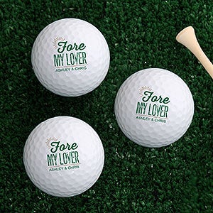 Fore My Sweetheart Personalized Golf Ball Set - Non Branded