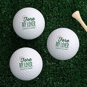Personalized Golf Balls - Fore My Sweetheart