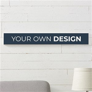 Design Your Own Personalized Wooden Sign- Navy Blue