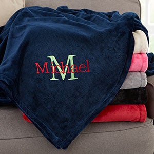 Large Personalized Fleece Blanket