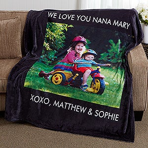 Picture Perfect Personalized Fleece Blankets - 16486