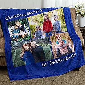 Picture Perfect Personalized Fleece Photo Blankets