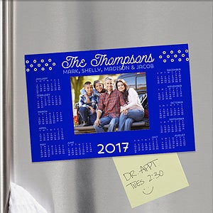 Calendar Personalized Photo Magnet Frame